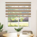 vidaXL Store zèbre marron sable largeur du tissu 130 9 cm polyester