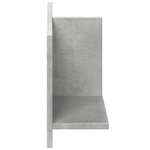 vidaXL Armoire murale 70x16 5x30 gris béton cm bois d'ingénierie
