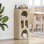 vidaXL Buffet Chêne Sonoma 40 x 35 x 100.5 cm Bois d'ingénierie