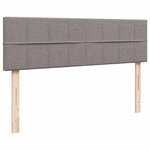 VidaXL Cadre de lit ottoman avec matelas taupe 160x200 cm tissu