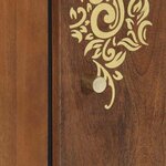 vidaXL Armoire murale de salle de bain marron miel 38 x 33 x 48 cm