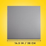 Lego 11024 classic la plaque de construction grise 48x48  socle de base pour construction  assemblage et exposition
