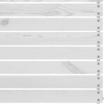 vidaXL Canapés centraux de jardin 4 Pièces Blanc Bois de pin massif