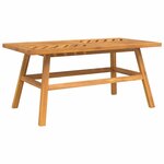 vidaXL Ensemble de salon de jardin 3 Pièces Marron Bois d'acacia massif
