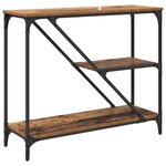 vidaXL Table console Bois Ancien 88 5 x 30 x 75 cm Bois d'ingénierie