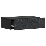 vidaXL Table d'appoint murale 87 5 x 34 5 x 17 cm Bois d'ingénierie