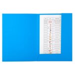 Chemise Imprimée À 2 Rabats Forever® 290g/m2 - 24x32cm - Bleu Vif - X 50 - Exacompta