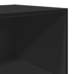 vidaXL Buffet haut noir 45x41x185 cm bois d'ingénierie