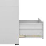 vidaXL Classeur Gris clair 46x62x102 5 cm Acier