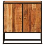 vidaXL Buffet Beta Naturel 70 x 30 x 75 cm Bois d'Acacia Massif