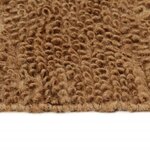 vidaXL Tapis à poils bouclés fait à la main 120x180 cm Jute et coton