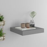 vidaXL Étagère flottante murale gris 23x23 5x3 8 cm MDF