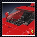 Mould King 27038 - F40 Voiture de sport avec vitrine de présentation