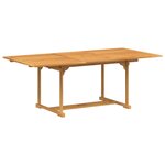 vidaXL Ensemble de salle à manger pour jardin Autre 7 Pièces Marron