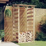 vidaXL Pergola avec toit 100x90x200 cm Bois de pin imprégné
