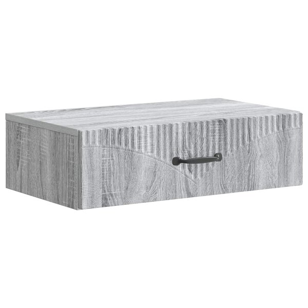 vidaXL Table d'appoint murale 59 x 34 5 x 17 cm Bois d'ingénierie