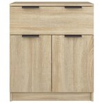 vidaXL Buffet Chêne sonoma 60x30x70 cm Bois d'ingénierie