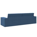 vidaXL Canapé Lit au Sol 2-en-1 Bleu 245x150x60 5 cm Tissu