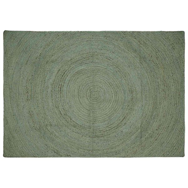 vidaXL Tapis de surface Vert olive 240 x 340 cm Jute