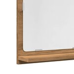 VidaXL Armoire à miroir de salle de bain chêne artisanal 60x11x37 cm