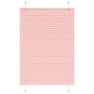 vidaXL Store plissé rose 90x150 cm largeur du tissu 89 4 cm polyester