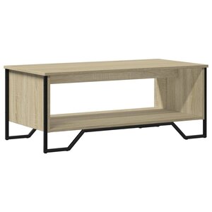 vidaXL Table basse chêne sonoma 100x51x40 cm bois d'ingénierie