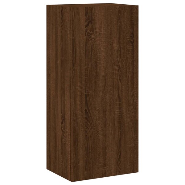 vidaXL Meuble TV mural chêne marron 40 5x30x90 cm bois d'ingénierie