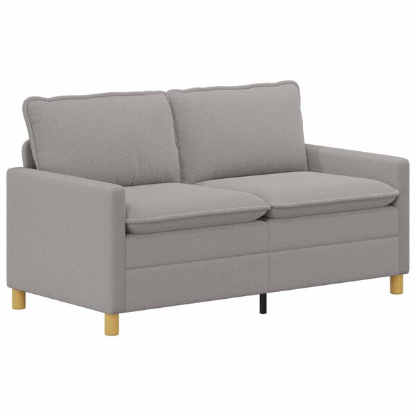 vidaXL Canapé Gris clair 156 x 81 x 87 5 cm Tissu