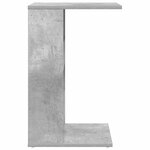 vidaXL Table d'appoint Gris béton 40 x 35 x 60 5 cm Bois d'ingénierie