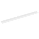 vidaXL Étagères murales 2 Pièces Blanc brillant 100x9x3 cm