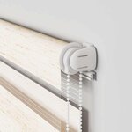 vidaXL Store zèbre beige marbré largeur du tissu 70 9 cm polyester