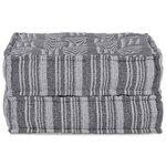 vidaXL Coussin Gris 70 x 70 x 36 cm Polyester