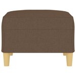 vidaXL Repose-pied Marron 70x55x41 cm Tissu