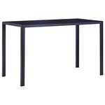 vidaXL Ensemble à dîner 7 Pièces Gris