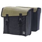 Willex sacoche double de vélo 101 toile 30 l vert et noir