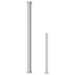 Vidaxl auvent latéral rétractable de patio 200x500 cm bleu
