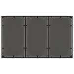Ensemble de salle à manger de jardin 5 pièces vidaXL avec coussins en poly rattan noir