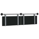 vidaXL Tête de lit suspendue Gris clair Tissu