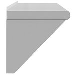 vidaXL Étagère murale 100x30x31 cm argenté acier inoxydable