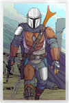 Monnaie MANDALORIAN Din Djarin Star Wars Blind Box Argent ou Or Niue 2026