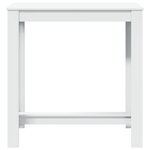 vidaXL Table de bar blanc 102x50x103 5 cm bois d'ingénierie