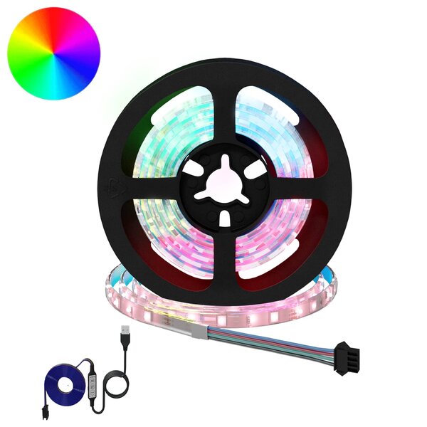 vidaXL Bande LED 12 Pièces Noir et Transparent 1000 mm