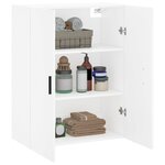 vidaXL Armoire murale blanc 69 5x34x90 cm