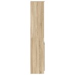 vidaXL Buffet haut chêne sonoma 70x35x180 cm bois d'ingénierie