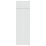 vidaXL Armoire de rangement blanc 70x42 5x225 cm bois d'ingénierie