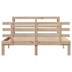 vidaXL Cadre de lit avec tête de lit sans matelas 120x190 cm