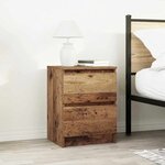 vidaXL Meuble TV vieux bois 40x35x54 cm bois d'ingénierie