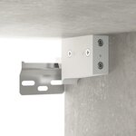 vidaXL Armoires murales 2Pièces Gris béton 80x35x36 5cm Bois d'ingénierie