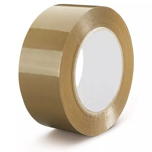 Ruban adhésif polypropylène économique – 6 rouleaux 48 mm x 100 m havane – Bulteau Systems