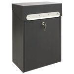 Boîte aux lettres pour colis arregui multipack noir ep3004